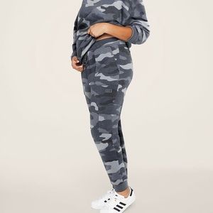 VS PINK Grey Camo High Waist Joggers